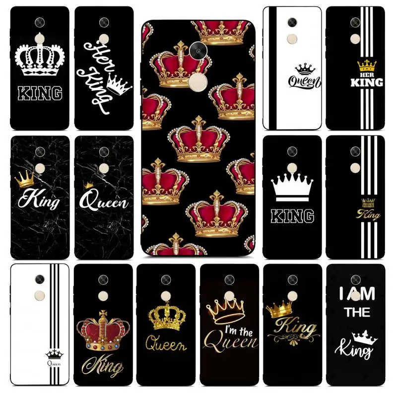YNDFCNB Black White King Queen Lovers Phone Case for RedMi note 4 5 7 8 9 pro 8T 5A 4X case
YNDFCNB Black White King Queen Lovers Phone Case for RedMi note 4 5 7 8 9 pro 8T 5A 4X case