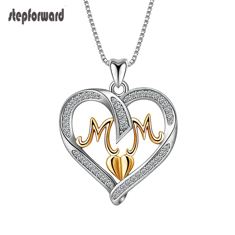 925 sterling silver fashion heart MOM pendants mother gift love pendant necklace female jewelry
925 sterling silver fashion heart MOM pendants mother gift love pendant necklace female jewelry