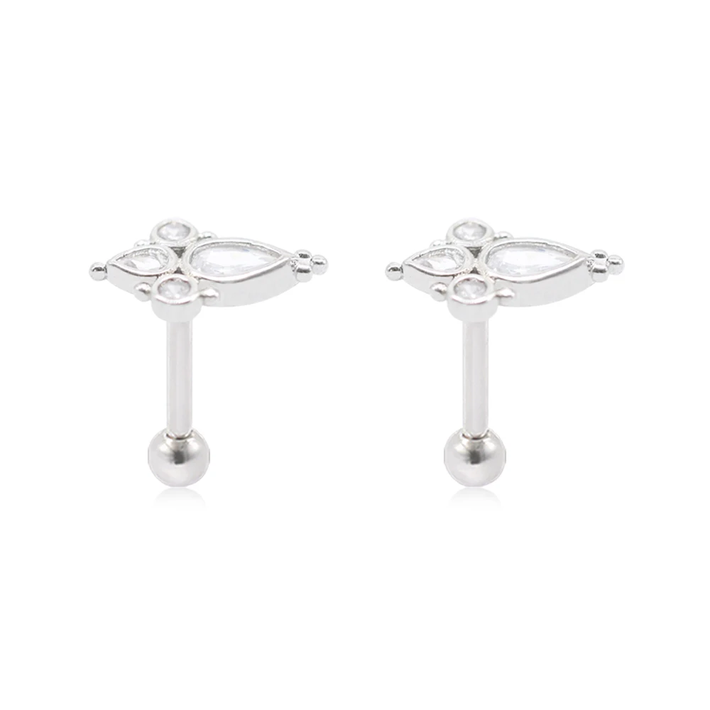 2Pcs 16G Stainless Steel Cubic Zirconia Earring Piercing Studs Birthday Gift Women Vintage Wedding Jewelry
2Pcs 16G Stainless Steel Cubic Zirconia Earring Piercing Studs Birthday Gift Women Vintage Wedding Jewelry