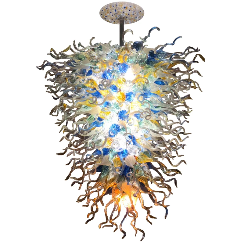Large Multi Color Chandeliers Art Lighting Hand Blown Glass Chandelier Lamps LED Lights for Hotel Hall Decoration
Large Multi Color Chandeliers Art Lighting Hand Blown Glass Chandelier Lamps LED Lights for Hotel Hall Decoration