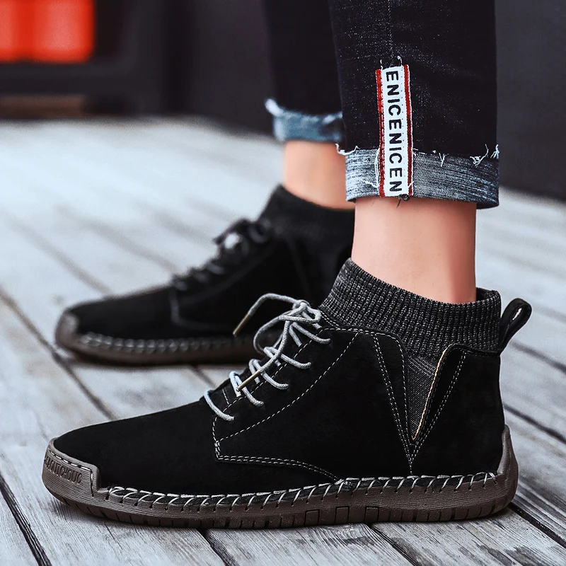 2020 Men Boots Winter Men shoes New Lace UP Non-slip Large Size 47 48 Casual Shoes Men's Fashion Boots
2020 Men Boots Winter Men shoes New Lace UP Non-slip Large Size 47 48 Casual Shoes Men's Fashion Boots