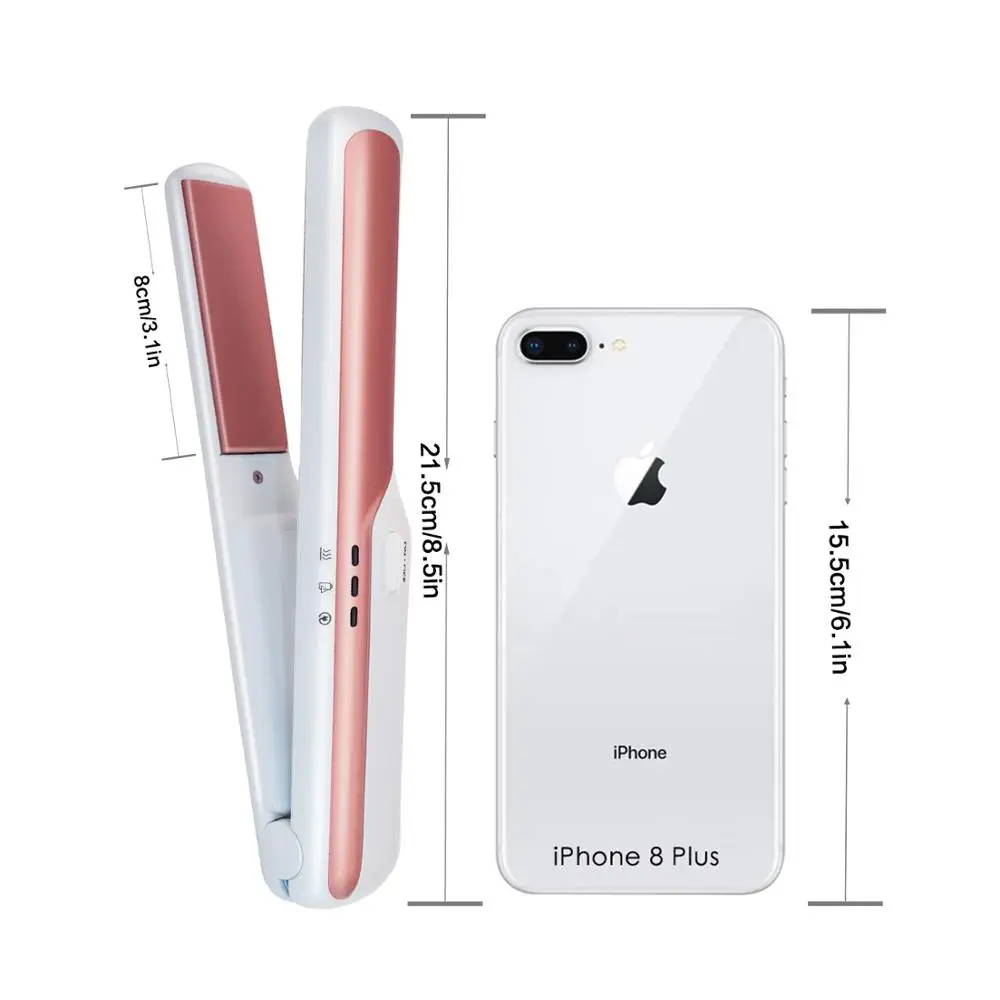 Mini USB Cordless Heating Hair Straightener Hair curler Travel Flat Irons Portable Straightening Hair Large Wave Iron
Mini USB Cordless Heating Hair Straightener Hair curler Travel Flat Irons Portable Straightening Hair Large Wave Iron