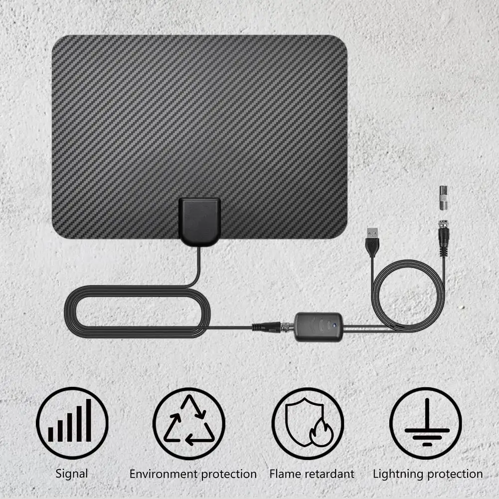Indoor DVB-T Digital Satellite Antenna Signal Receiver Signal Amplifier 3000 Mile Radius Amplifier 4K UHD Signal Receiver Aerial
Indoor DVB-T Digital Satellite Antenna Signal Receiver Signal Amplifier 3000 Mile Radius Amplifier 4K UHD Signal Receiver Aerial