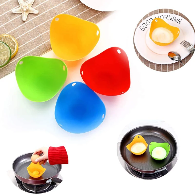 1/4 Pcs Silicone Egg Poacher Poaching Pods Pan Mould Egg Molds Bowl Rings Cooker Boiler Kitchen Cooking Tools Accessories Gadget
1/4 Pcs Silicone Egg Poacher Poaching Pods Pan Mould Egg Molds Bowl Rings Cooker Boiler Kitchen Cooking Tools Accessories Gadget