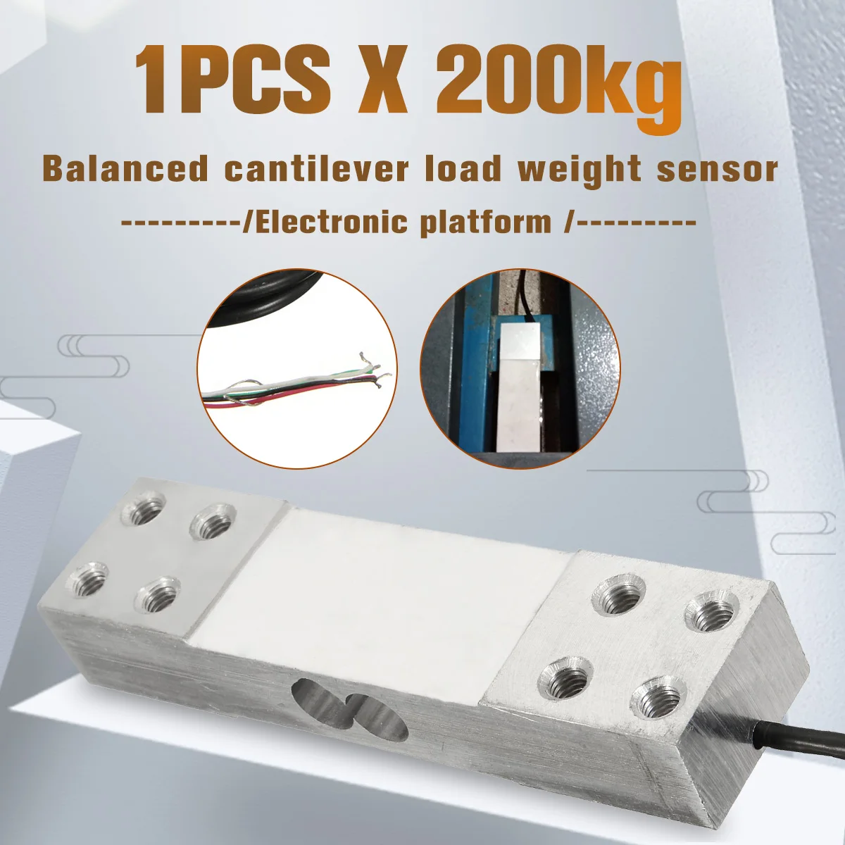 1pcs 200kg Electric Platform Scale Load Cells Pressure Sensor cantilever Load Weight Sensor Measurement Tools New Arrival 2020
1pcs 200kg Electric Platform Scale Load Cells Pressure Sensor cantilever Load Weight Sensor Measurement Tools New Arrival 2020
