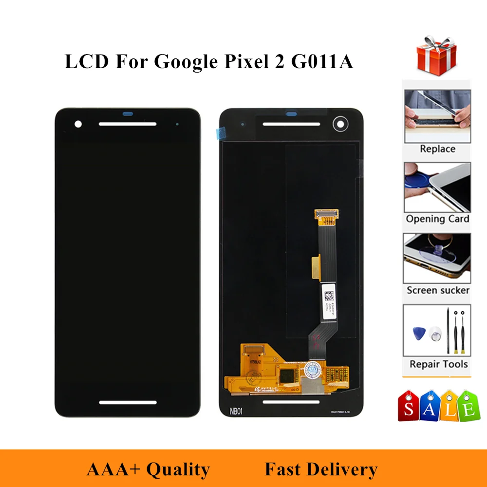 5.0"inch Original OLED LCD Display For Google Pixel 2 G011A Touch Screen Digitizer Assembly Replacement Tools
5.0"inch Original OLED LCD Display For Google Pixel 2 G011A Touch Screen Digitizer Assembly Replacement Tools