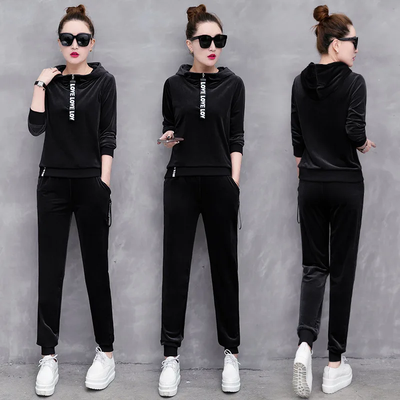 Sportswear Suit Women Spring Autumn Tracksuit Set Fashion Slim Girls Sweatsuit 2 Piece Sets Gym Outfit Two Piece Pants Set Hot
Sportswear Suit Women Spring Autumn Tracksuit Set Fashion Slim Girls Sweatsuit 2 Piece Sets Gym Outfit Two Piece Pants Set Hot