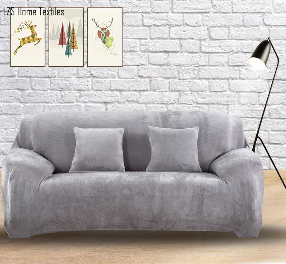 Plush Sofa Cover Stretch Solid Color Thick Slipcover Sofa Covers for Living Room Pets Chair Cover Cushion Cover Sofa Towel 1PC 
Plush Sofa Cover Stretch Solid Color Thick Slipcover Sofa Covers for Living Room Pets Chair Cover Cushion Cover Sofa Towel 1PC