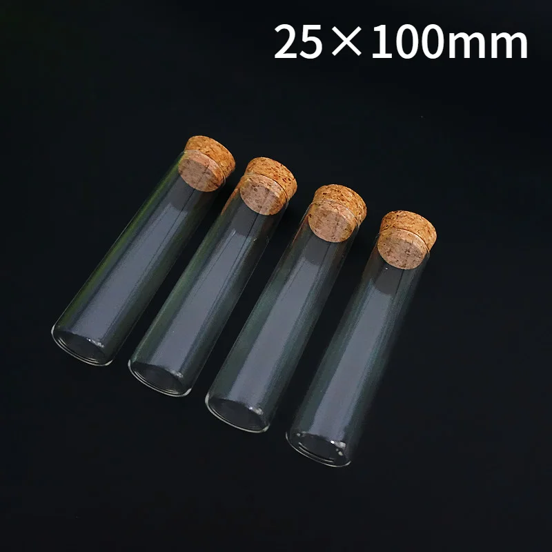 24pcs/lot 25x100mm Thickened Glass Flat Bottom Test Tube with Cork Stopper, Dia 20mm Length 100mm Wedding Favours Pipettes
24pcs/lot 25x100mm Thickened Glass Flat Bottom Test Tube with Cork Stopper, Dia 20mm Length 100mm Wedding Favours Pipettes