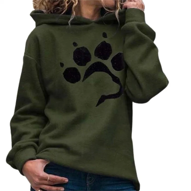 RED 2 Winter crop hoodie women Dog Paw Print Hoodie Long Sleeve Pullover Hooded Sweatshirt Green xxxl
RED 2 Winter crop hoodie women Dog Paw Print Hoodie Long Sleeve Pullover Hooded Sweatshirt Green xxxl