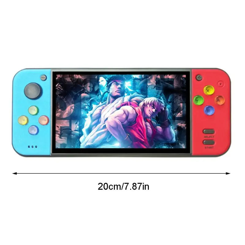 RS-11 5.1" Retro Handheld Game Console Video Gaming Player Built-in 3000 Games Support TF Card Expansion HD-MI TV Output
RS-11 5.1" Retro Handheld Game Console Video Gaming Player Built-in 3000 Games Support TF Card Expansion HD-MI TV Output