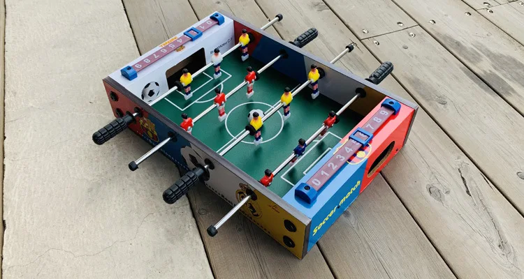 Wooden indoor football table football game boy gift parent child game mini table football machine football table
Wooden indoor football table football game boy gift parent child game mini table football machine football table