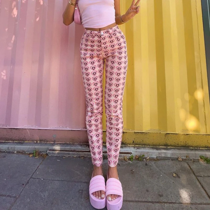 y2k Pencil Pants Capri Women Heart Print High Waist Joggers Sweatpants Skinny Leggings Harajuku Casual Pants Streetwear Iamhotty
y2k Pencil Pants Capri Women Heart Print High Waist Joggers Sweatpants Skinny Leggings Harajuku Casual Pants Streetwear Iamhotty