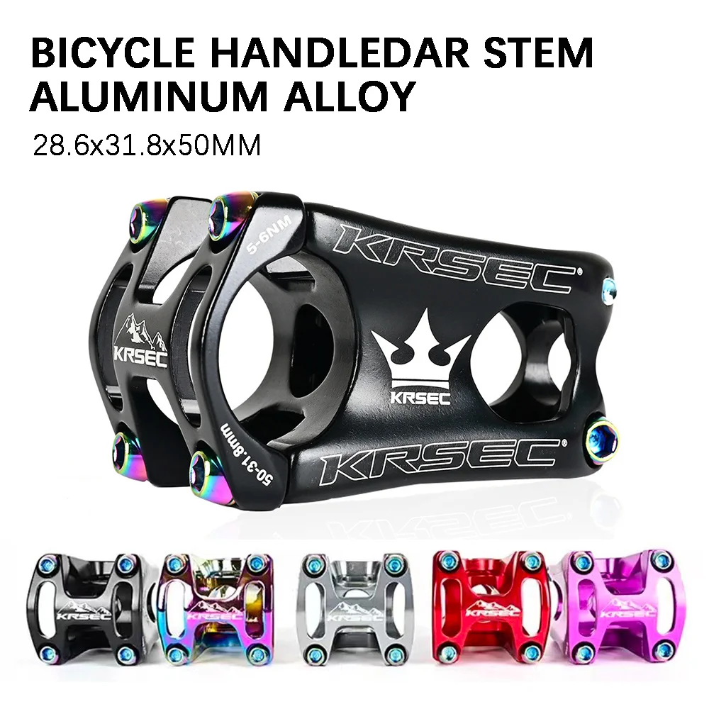 Aluminium Alloy Mountain Bike Cycling Handlebar Stem,CNC Bicycle Stem,MTB Cross Country Road Bike Accessories 31.8*28.6*50mm
Aluminium Alloy Mountain Bike Cycling Handlebar Stem,CNC Bicycle Stem,MTB Cross Country Road Bike Accessories 31.8*28.6*50mm