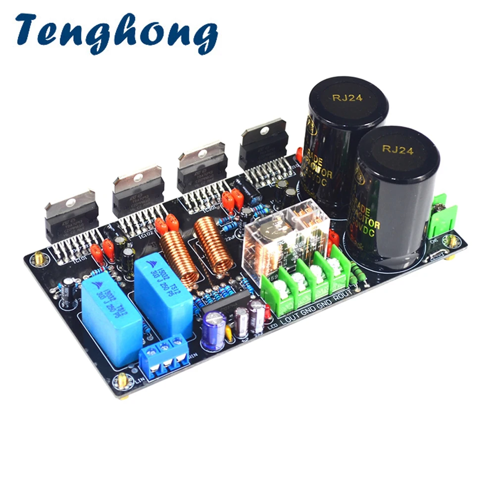 Усилитель мощности Tenghong TDA7293 160 Вт * 2, аудиоплата, 2,0 Стерео Усилители звука, двойной параллельный усилитель, домашний кинотеатр «сделай сам» 
Усилитель мощности Tenghong TDA7293 160 Вт * 2, аудиоплата, 2,0 Стерео Усилители звука, двойной параллельный усилитель, домашний кинотеатр «сделай сам»