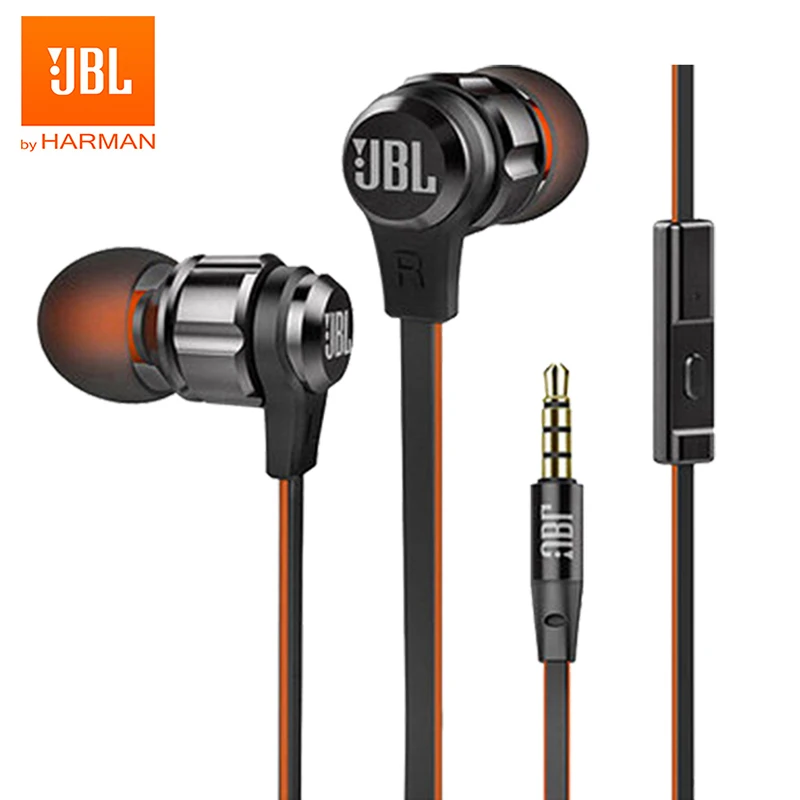 JBL T180A Stereo Earphone Running Sports Earbuds Handsfree Call with Mic Pure Deep Bass Game Music Headset for iPhone Android
JBL T180A Stereo Earphone Running Sports Earbuds Handsfree Call with Mic Pure Deep Bass Game Music Headset for iPhone Android