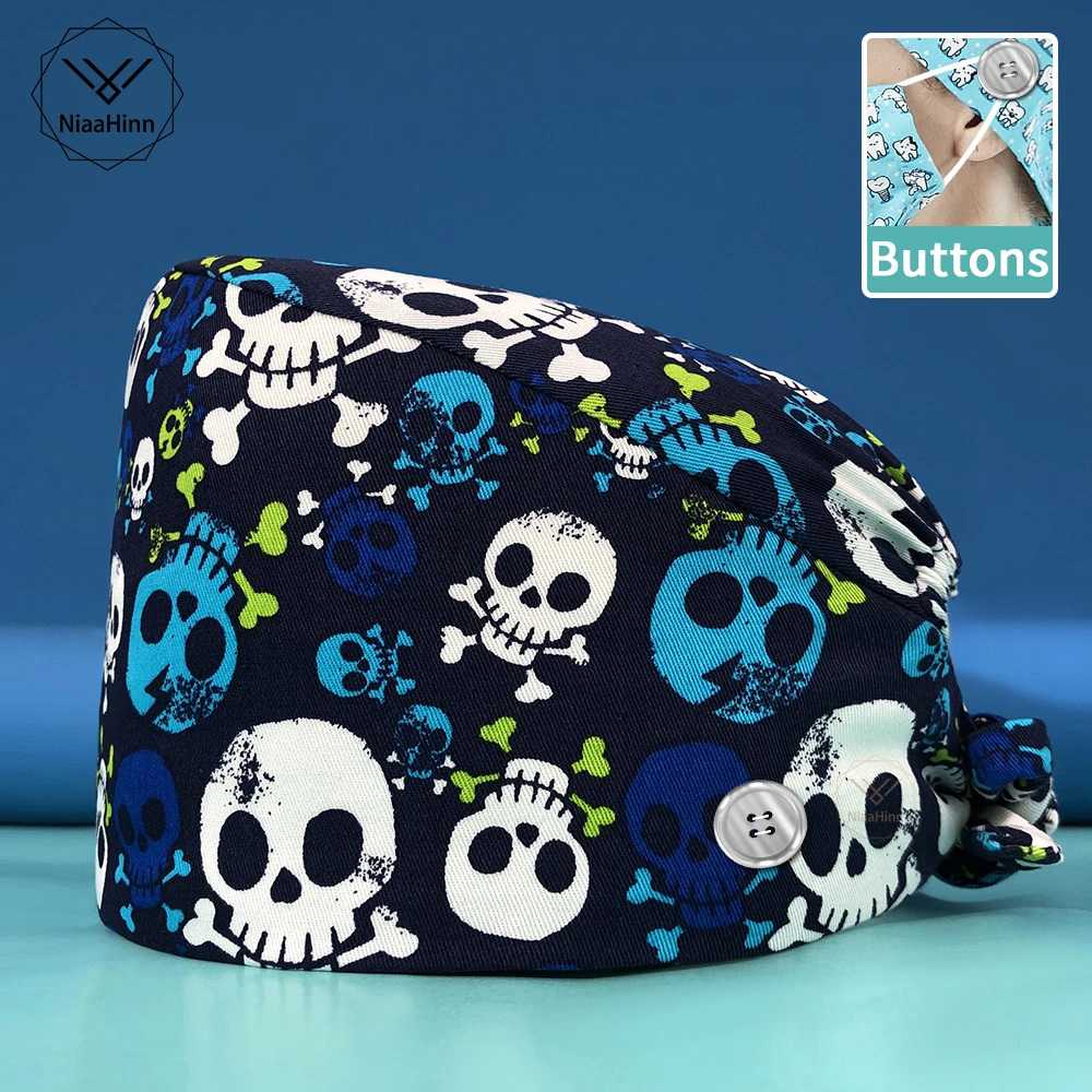 Breathable Scrub pet shop work cap dust cap beauty cap scrub adjustable new Baotou cap nursing cap print Unisex wholesale Cotton
Breathable Scrub pet shop work cap dust cap beauty cap scrub adjustable new Baotou cap nursing cap print Unisex wholesale Cotton