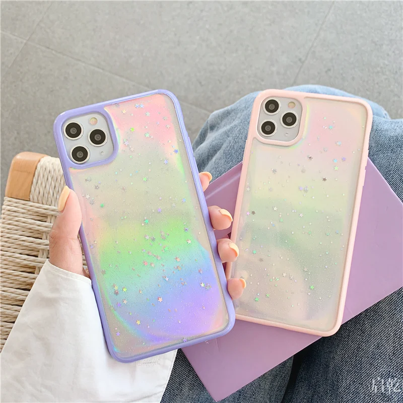 For iPhone 6s /7 plus /8 8plus/XS MAX Mobile Phone Case laser Flash Star Shockproof Four Corners Anti-collision Soft Case 
For iPhone 6s /7 plus /8 8plus/XS MAX Mobile Phone Case laser Flash Star Shockproof Four Corners Anti-collision Soft Case