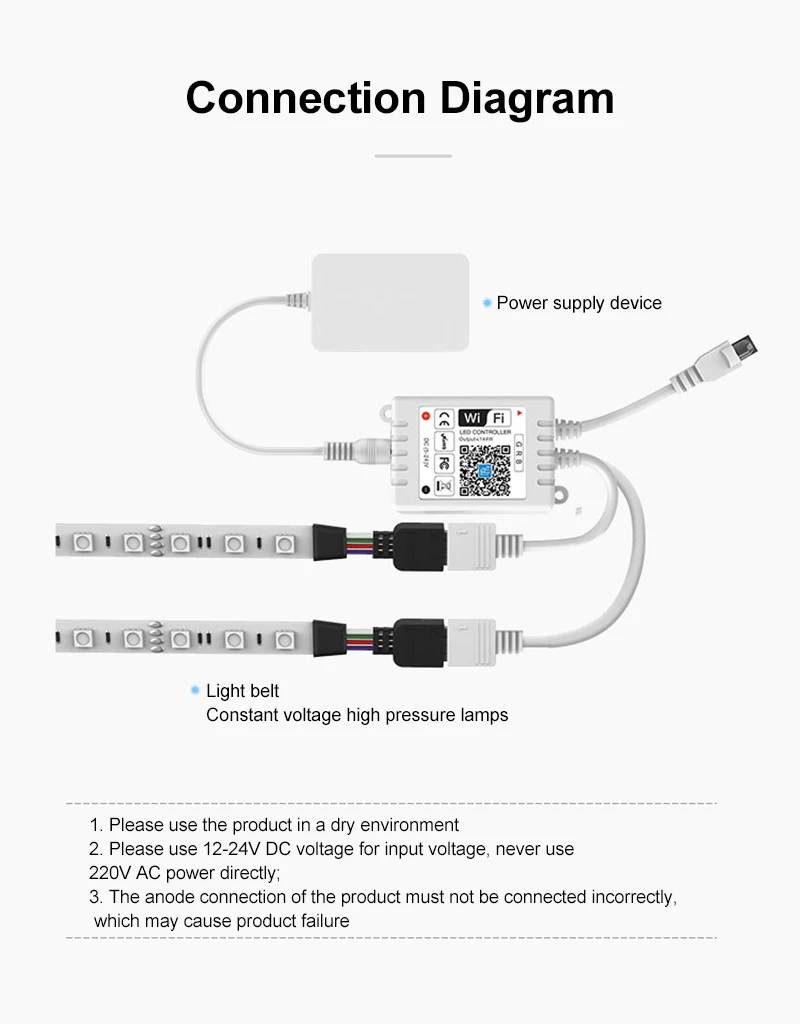 Wifi Intelligent Controller Colorful 24 Key Dual Load RGB Light With Controller ALexa Voice Smart Home Automation Module
Wifi Intelligent Controller Colorful 24 Key Dual Load RGB Light With Controller ALexa Voice Smart Home Automation Module