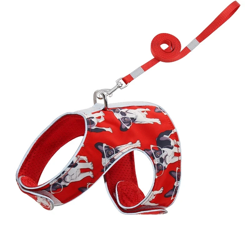 Vest-style pet chest harness reflective cat harness leash pet dog leash anti-breaking durable adjustable breathable dog line
Vest-style pet chest harness reflective cat harness leash pet dog leash anti-breaking durable adjustable breathable dog line