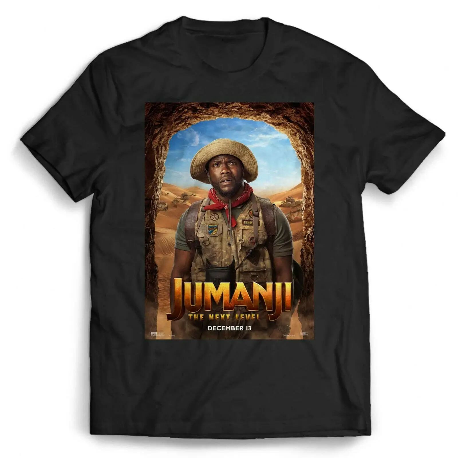 Jumanji The Next Level Kevin Hart T-Shirt men Hip Hop 100% Cotton Streetwear Tee Shirt
Jumanji The Next Level Kevin Hart T-Shirt men Hip Hop 100% Cotton Streetwear Tee Shirt