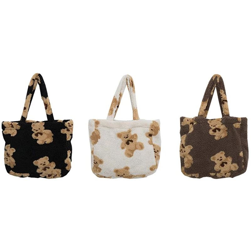 Female Bag Handbag Student Bag Retro Plush Bear Tote Bag Small Plush Bag Handbag Soft Girl Cute Canvas Wallet
Female Bag Handbag Student Bag Retro Plush Bear Tote Bag Small Plush Bag Handbag Soft Girl Cute Canvas Wallet
