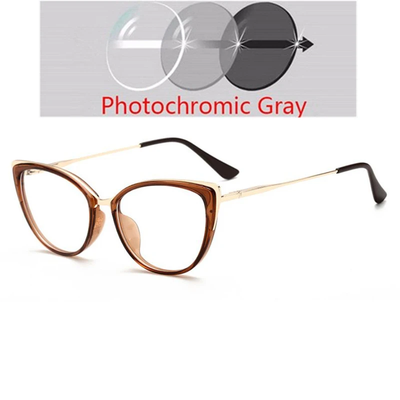 Anti-blue Light Cat Eye Prescription Spectacle Women Myopia Lens Photochromic Glasses Diopter 0 -0.5 -0.75 -1.0 -2.0 To -6.0
Anti-blue Light Cat Eye Prescription Spectacle Women Myopia Lens Photochromic Glasses Diopter 0 -0.5 -0.75 -1.0 -2.0 To -6.0