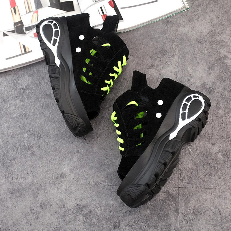 2020 Women Sandals Shoes 4CM Platform Lace-Up Flock Height Increasing 6cm High Heels Shallow Peep Toe Sandals Female Pumps Shoes
2020 Women Sandals Shoes 4CM Platform Lace-Up Flock Height Increasing 6cm High Heels Shallow Peep Toe Sandals Female Pumps Shoes