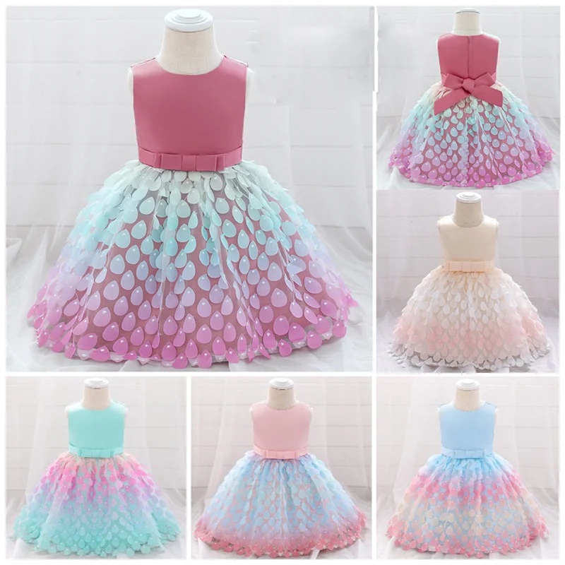 Baby Girls Newborn Princess Dress Round Neck Sequin Sleeveless Bow Mesh Bubble Dresses Dance Show Costume Birthday Wedding Dress
Baby Girls Newborn Princess Dress Round Neck Sequin Sleeveless Bow Mesh Bubble Dresses Dance Show Costume Birthday Wedding Dress
