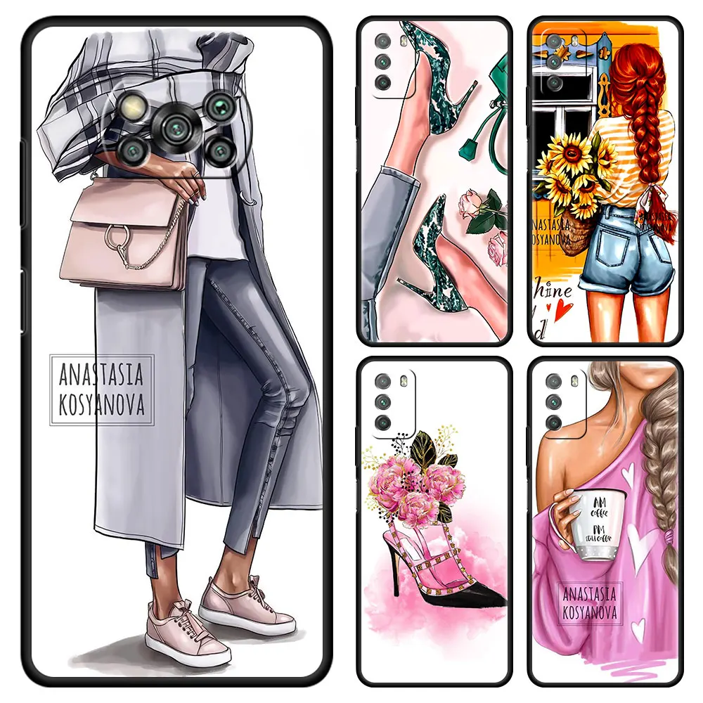 Girl Fitted Case For Xiami Poco X3 NFC M3 F1 F3 GT Phone Capa For Redmi K40 Pro Mi 10T Pro Matte Soft Cover
Girl Fitted Case For Xiami Poco X3 NFC M3 F1 F3 GT Phone Capa For Redmi K40 Pro Mi 10T Pro Matte Soft Cover