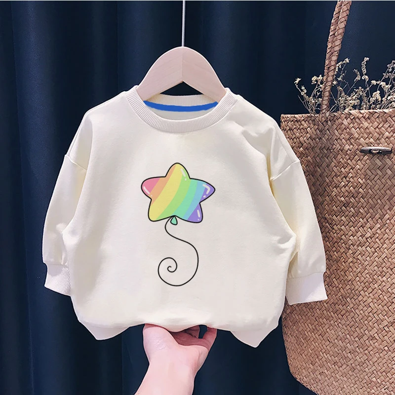 2021 Wimter Casual Anime Clothes For Girls Top Solid Color Male Star Balloon Sweatshirt Children's Clothing From 2 To 7 Years 
2021 Wimter Casual Anime Clothes For Girls Top Solid Color Male Star Balloon Sweatshirt Children's Clothing From 2 To 7 Years