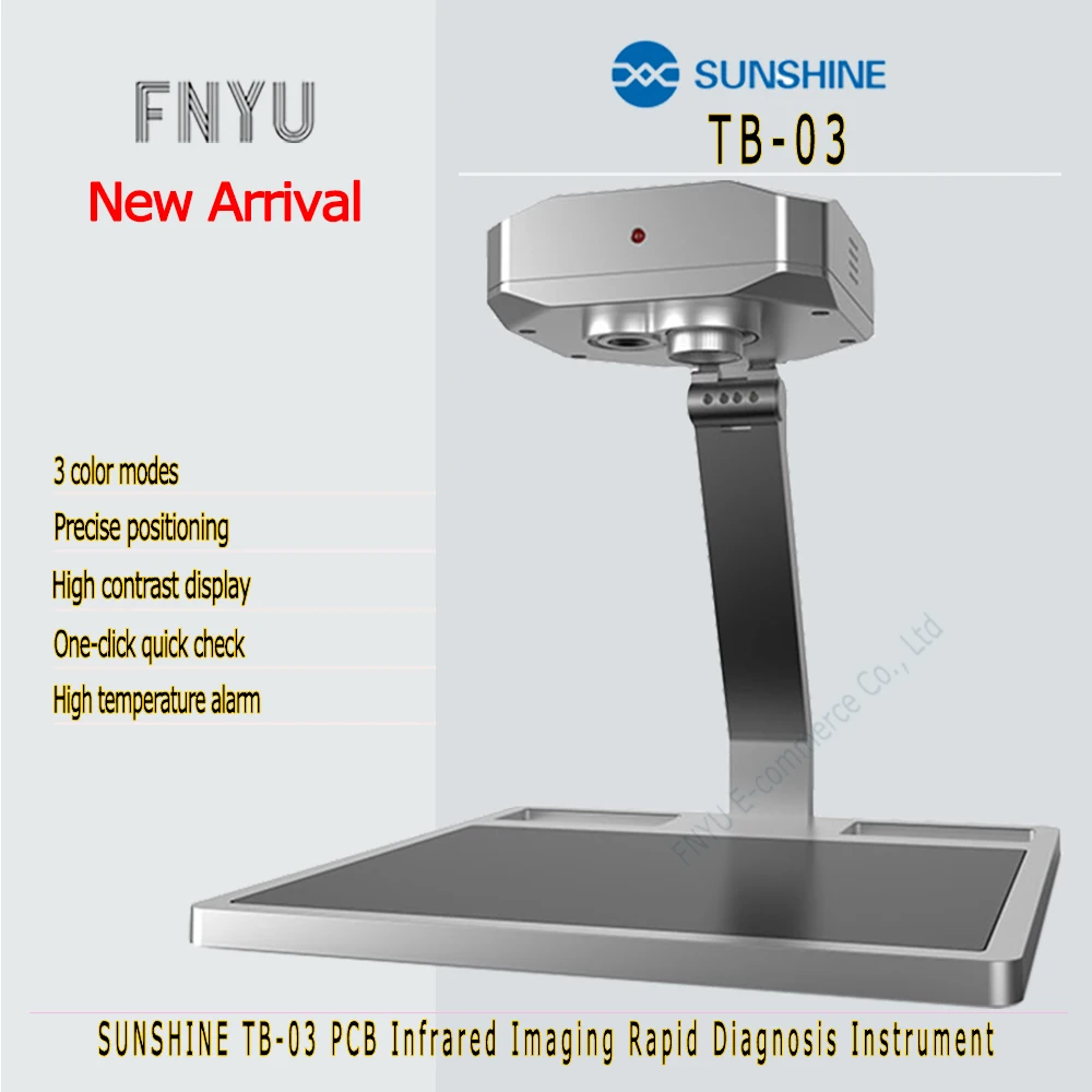 PCB Diagnosis Instrument SUNSHINE TB-03 For Smart Phone Computer Locate Abnormal Components Infrared Imaging Detect Repair Tools 
PCB Diagnosis Instrument SUNSHINE TB-03 For Smart Phone Computer Locate Abnormal Components Infrared Imaging Detect Repair Tools