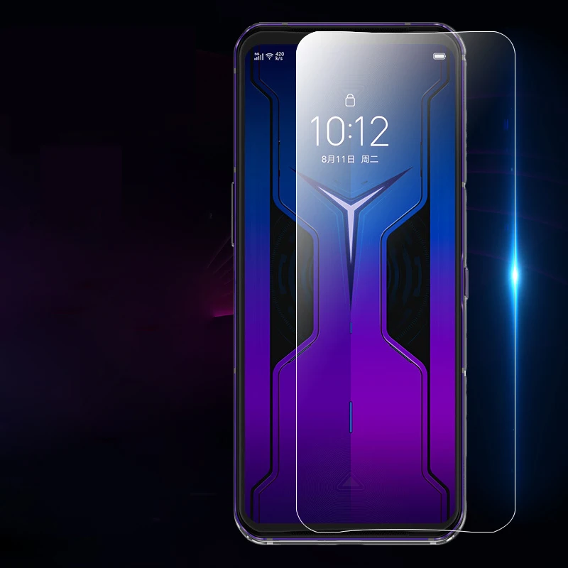 2.5D 9H прозрачное закаленное стекло для Lenovo Legion 2 Pro Защитная пленка экрана Phone Dual
