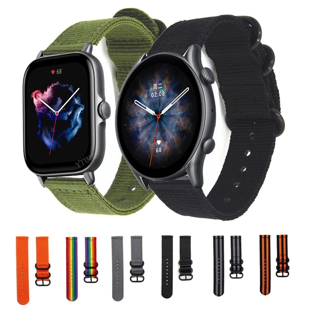 Ремешок холщовый нейлоновый для Amazfit GTR 3 2 2E/GTR 3 Pro, спортивный браслет для часов Amazfit GTS 3 2 2E 2, 20 мм 22 мм
Ремешок холщовый нейлоновый для Amazfit GTR 3 2 2E/GTR 3 Pro, спортивный браслет для часов Amazfit GTS 3 2 2E 2, 20 мм 22 мм