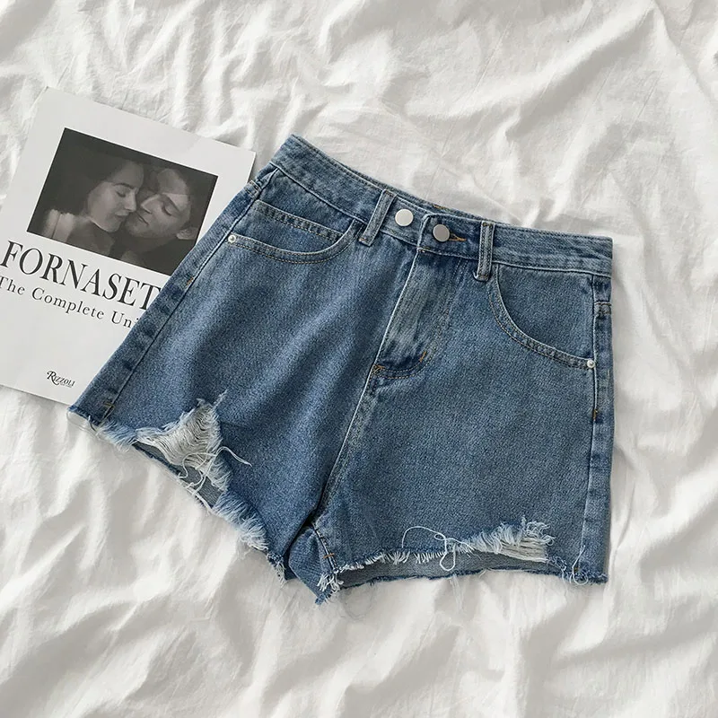 Fashion Women Denim Shorts 2021 New Summer Ripped Edge High Waist Irregular Female Fashion Short Jeans Simple Caaual Bottoms
Fashion Women Denim Shorts 2021 New Summer Ripped Edge High Waist Irregular Female Fashion Short Jeans Simple Caaual Bottoms