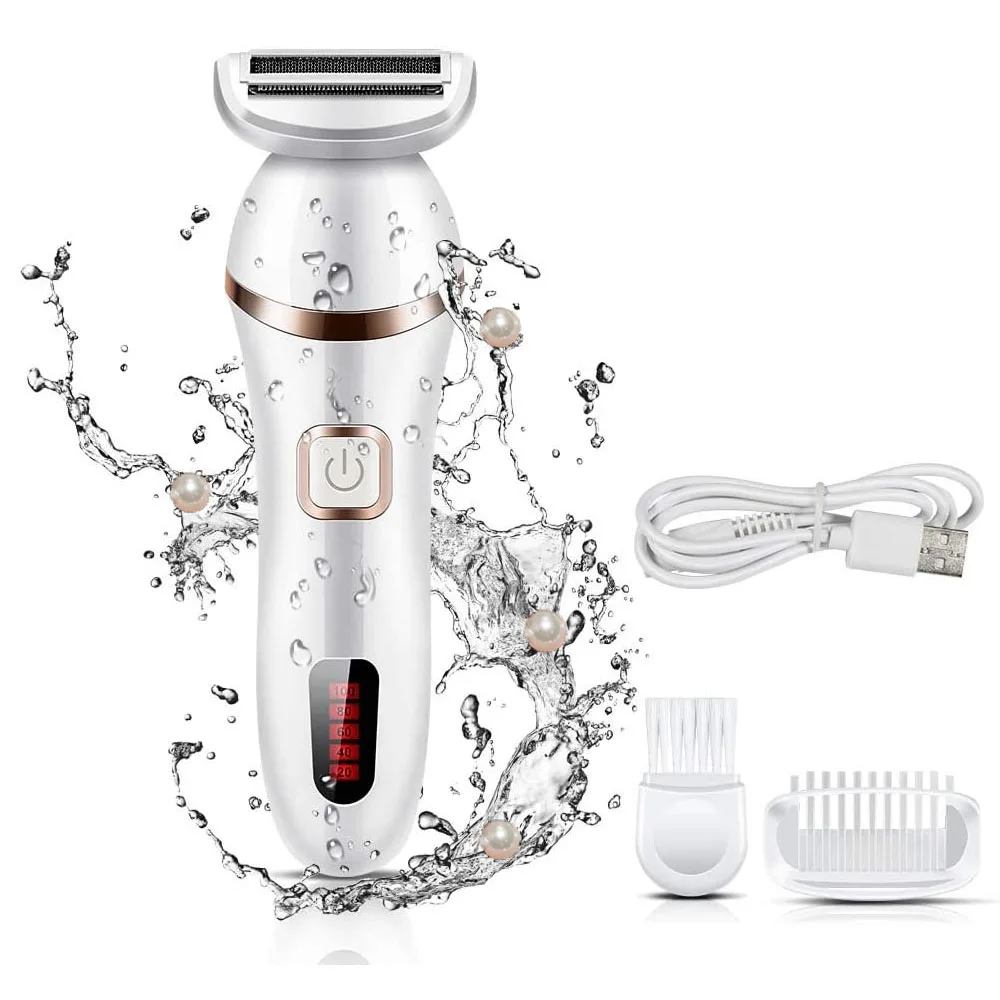 Electric Razor for Women Wet and Dry Use Lady Electric Shaver Painless Bikini Trimmer with LED Display
Electric Razor for Women Wet and Dry Use Lady Electric Shaver Painless Bikini Trimmer with LED Display