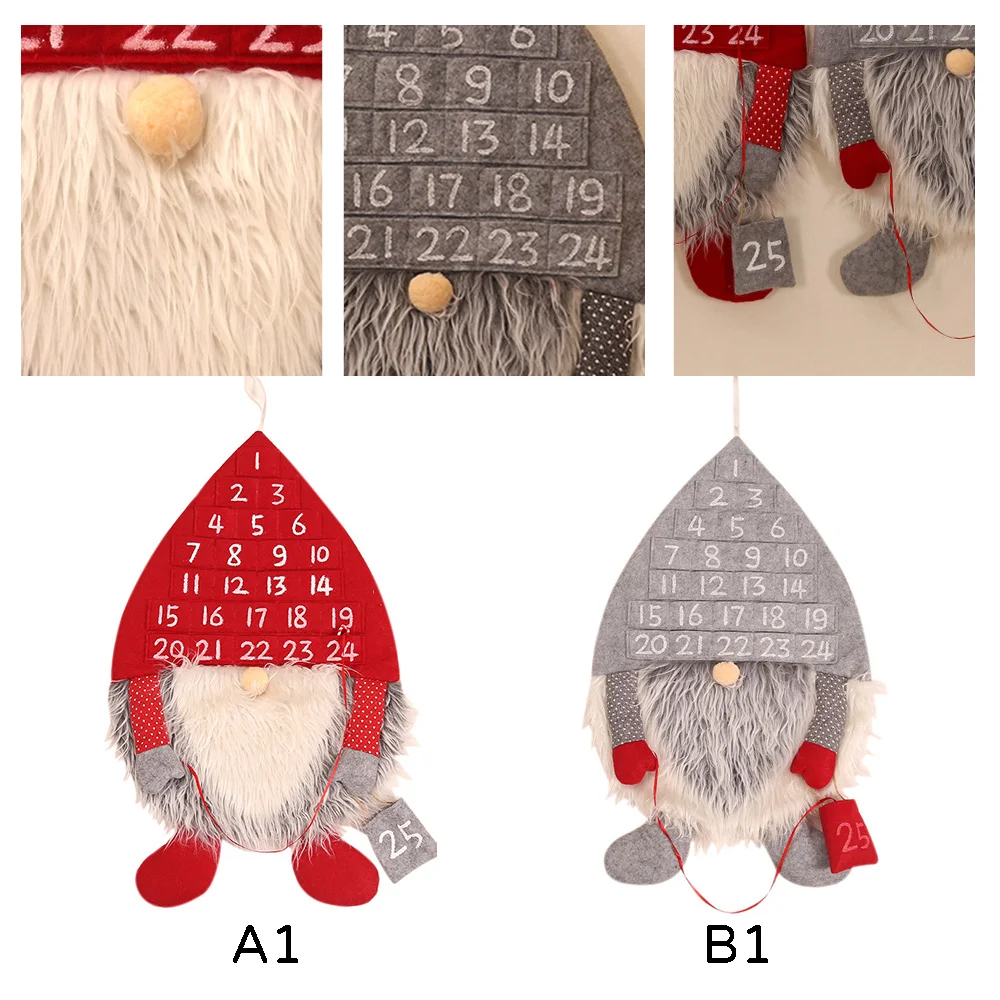 Christmas Home Decorations Christmas Forester Calendar Christmas Calendar Wall Pendant Ornaments Daily Pendant