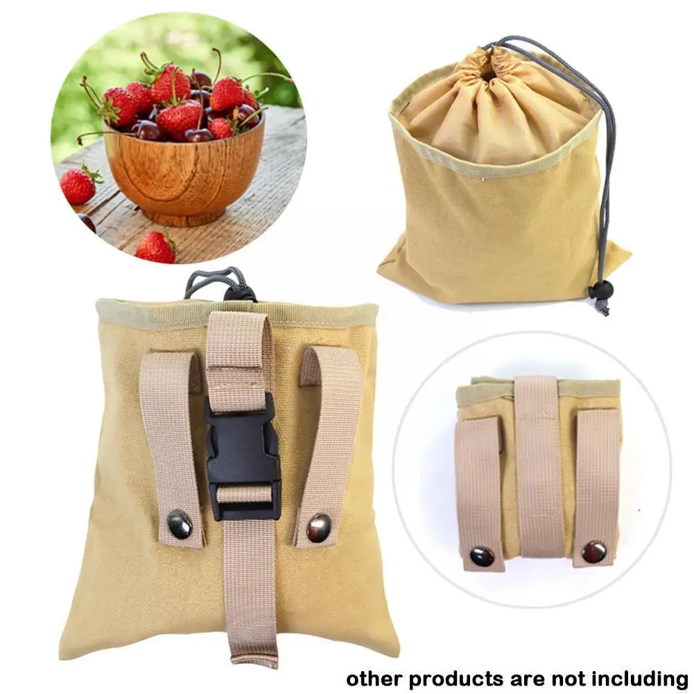 Outdoor Foldable Foraging Bag Canvas Fruit Storage Bag Wild Foraging Bag With Drawstring Tool Bag For Garden Farm Camping K6P8
Outdoor Foldable Foraging Bag Canvas Fruit Storage Bag Wild Foraging Bag With Drawstring Tool Bag For Garden Farm Camping K6P8