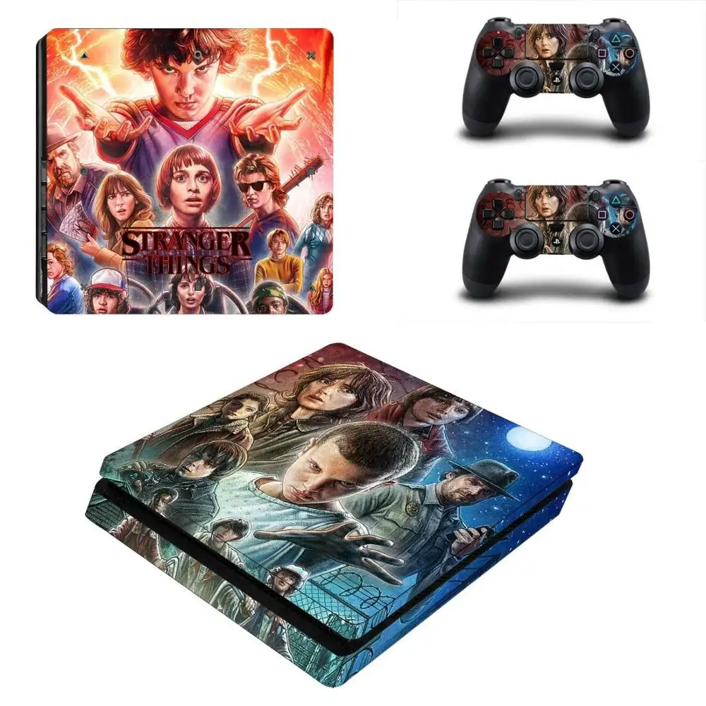 Наклейки очень странные дела для PS4 тонкие наклейки s Play station 4 PlayStation виниловые