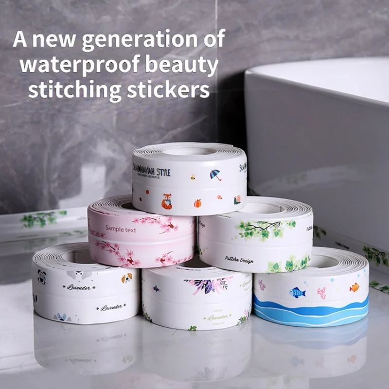 3 Meters Long Waterproof and Oil-proof Tape Kitchen Moisture-proof Toilet Beautiful Seam Stickers Bathroom Corner Stickers 
3 Meters Long Waterproof and Oil-proof Tape Kitchen Moisture-proof Toilet Beautiful Seam Stickers Bathroom Corner Stickers