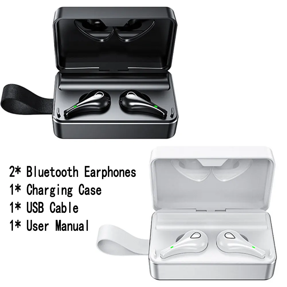 Wireless Bluetooth Headphones Waterproof Earphones With LED Display Touch Control With 3500mAh Charging Box Whit Mic For Phone
Wireless Bluetooth Headphones Waterproof Earphones With LED Display Touch Control With 3500mAh Charging Box Whit Mic For Phone