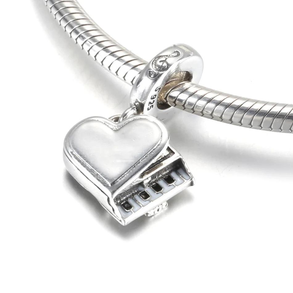 S925 Silver Pendant Charm Piano Dangle Bead fit Lady Bracelet & Bangle DIY Jewelry
S925 Silver Pendant Charm Piano Dangle Bead fit Lady Bracelet & Bangle DIY Jewelry