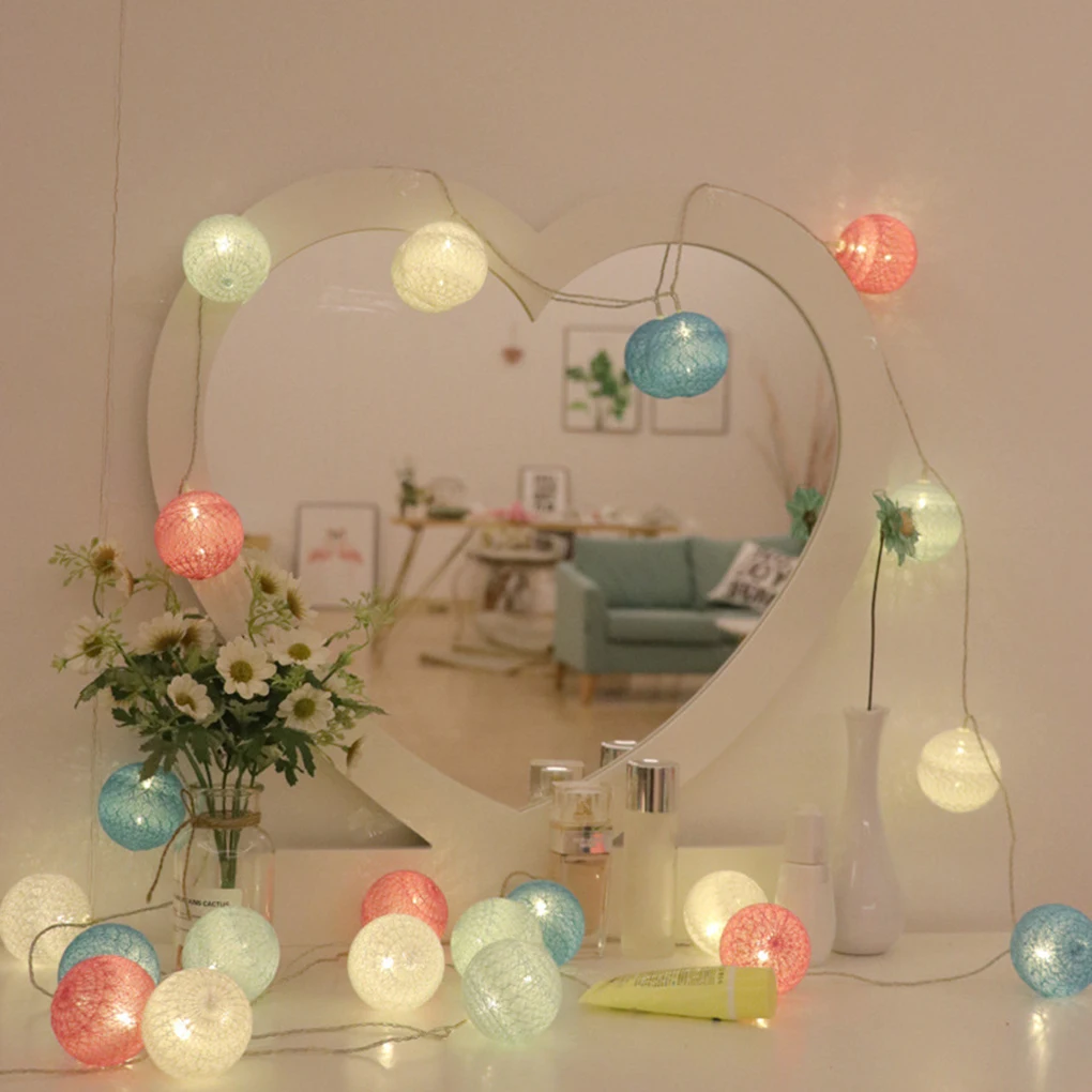 3M 20 LED Cotton Ball Garland Lights String Christmas Xmas Outdoor Holiday Wedding Party Baby Bed Fairy Lights Decorations
3M 20 LED Cotton Ball Garland Lights String Christmas Xmas Outdoor Holiday Wedding Party Baby Bed Fairy Lights Decorations