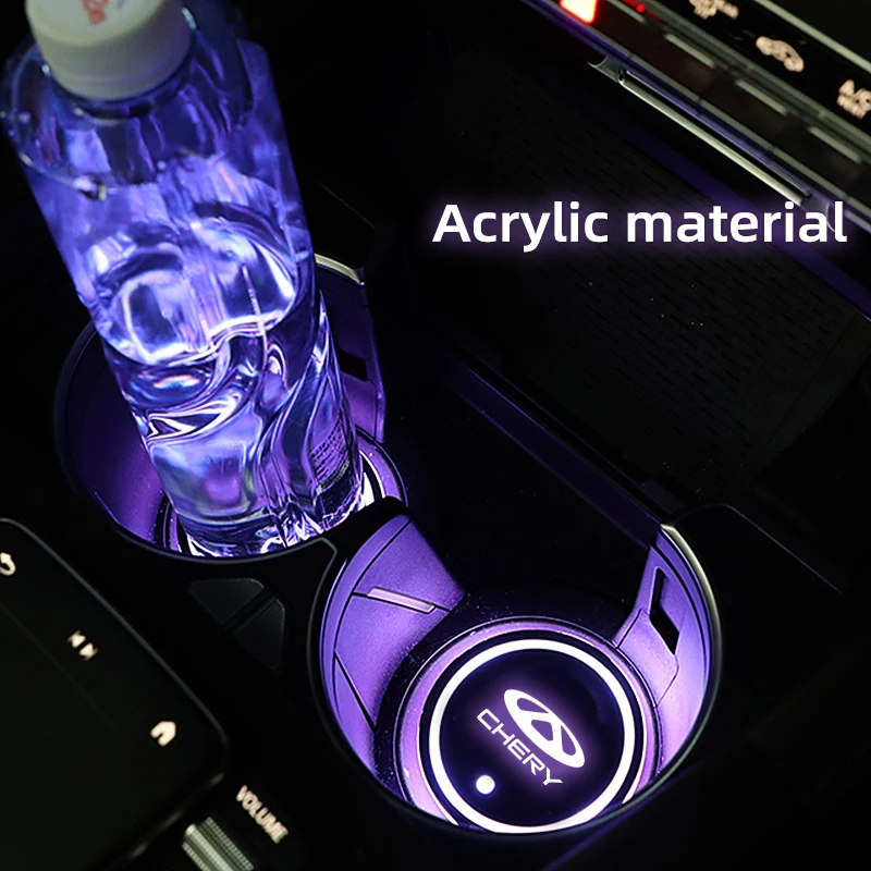 Luminous Cup Coaster Holder 7 Colorful USB Charging Car Led Atmosphere Light For CHERY TIGGO 3 4 5 7 PRO 8 Accessories
Luminous Cup Coaster Holder 7 Colorful USB Charging Car Led Atmosphere Light For CHERY TIGGO 3 4 5 7 PRO 8 Accessories