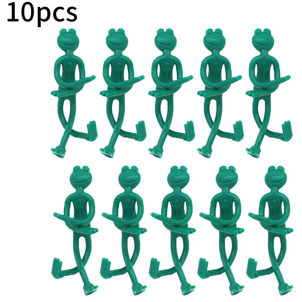 10pcs Reusable Garden Cable Ties Plant Tie Plant Support Frog Shape Fastener Tree Locking Adjustable Plastic Cable Ties Tool 
10pcs Reusable Garden Cable Ties Plant Tie Plant Support Frog Shape Fastener Tree Locking Adjustable Plastic Cable Ties Tool