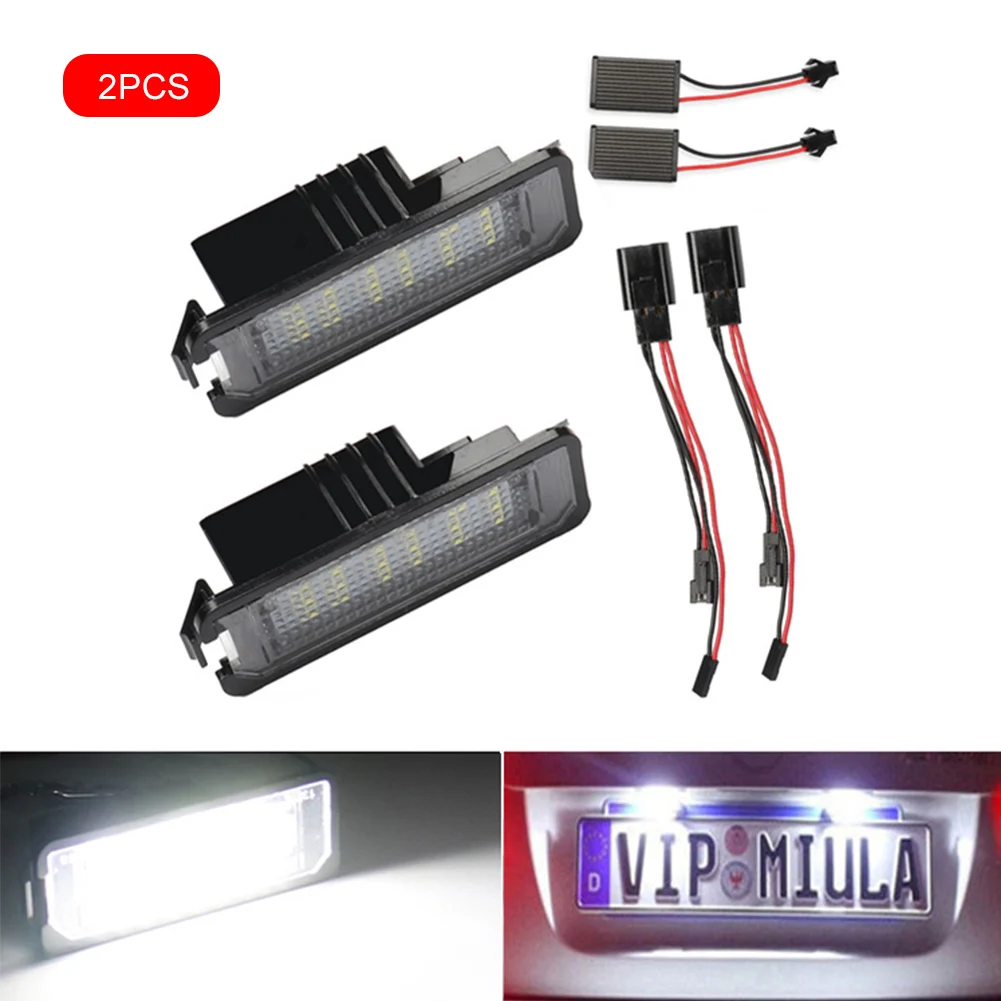 2Pcs 12V Car LED License Plate Light 6000K White Light LED Car Working Lamp for VW GOLF 4 5 6 7 6R Passat B6 Lupo Scirocco Polo
2Pcs 12V Car LED License Plate Light 6000K White Light LED Car Working Lamp for VW GOLF 4 5 6 7 6R Passat B6 Lupo Scirocco Polo