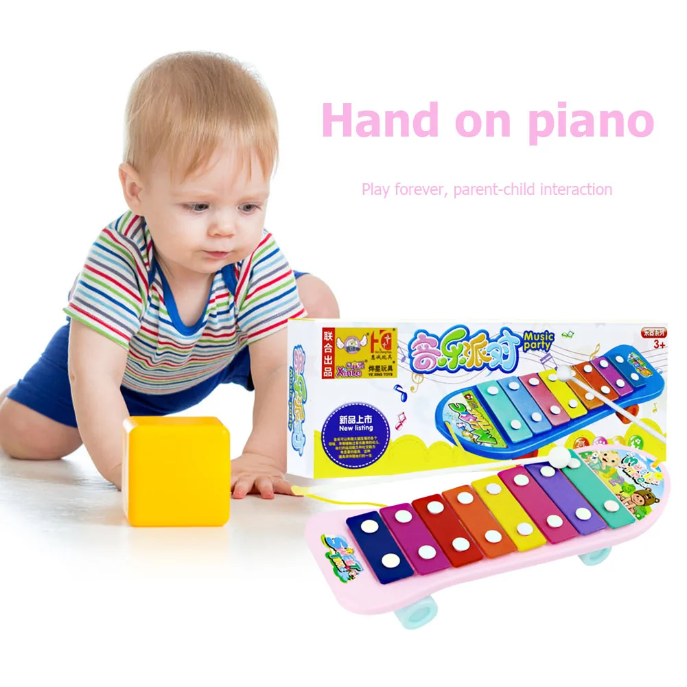 Funny Kids Music Piano with Wheels Montessori Musical Instruments Xylophone Toys Sound Educational Toys for Children Gift
Funny Kids Music Piano with Wheels Montessori Musical Instruments Xylophone Toys Sound Educational Toys for Children Gift