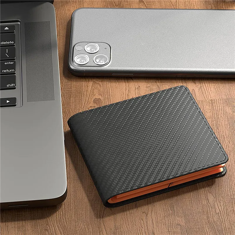 Men's Wallet High Quality Carbon Fiber PU Leather Wallets Bank Credit Card Case ID Holders Male Coin Purse Pockets
Men's Wallet High Quality Carbon Fiber PU Leather Wallets Bank Credit Card Case ID Holders Male Coin Purse Pockets