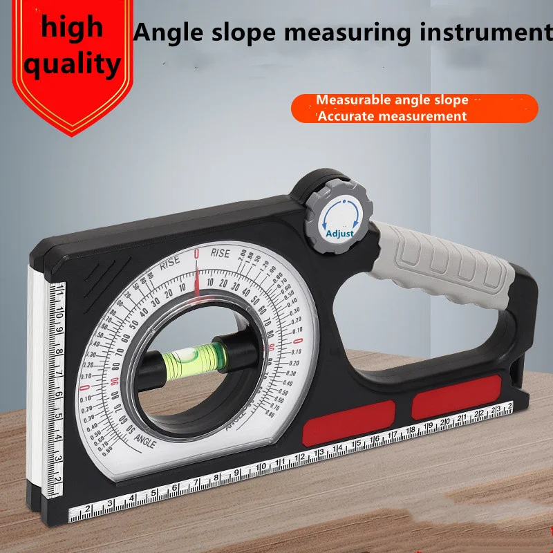 Magnetic High Precision Angle Slope Measuring Instrument Level Bubble Inclinometer Protractor Angle Finder Slope Scale Level
Magnetic High Precision Angle Slope Measuring Instrument Level Bubble Inclinometer Protractor Angle Finder Slope Scale Level