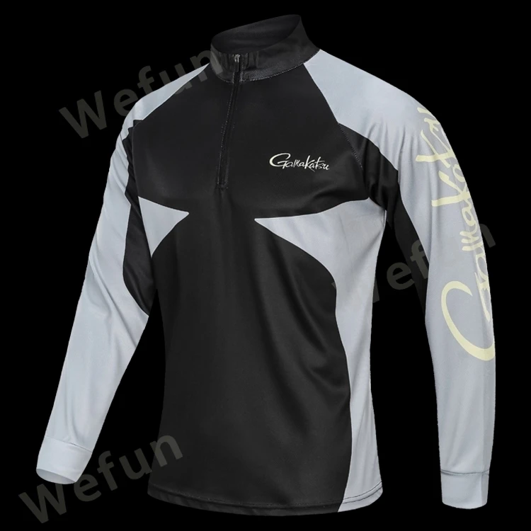 GAMAKATSU long sleeve stand collar fishing clothing sun protection T-shirt quick-drying breathable clothes Cycling Hiking
GAMAKATSU long sleeve stand collar fishing clothing sun protection T-shirt quick-drying breathable clothes Cycling Hiking